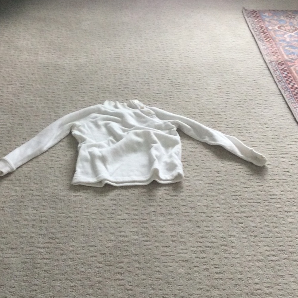 Awesome white turtle neck shirt